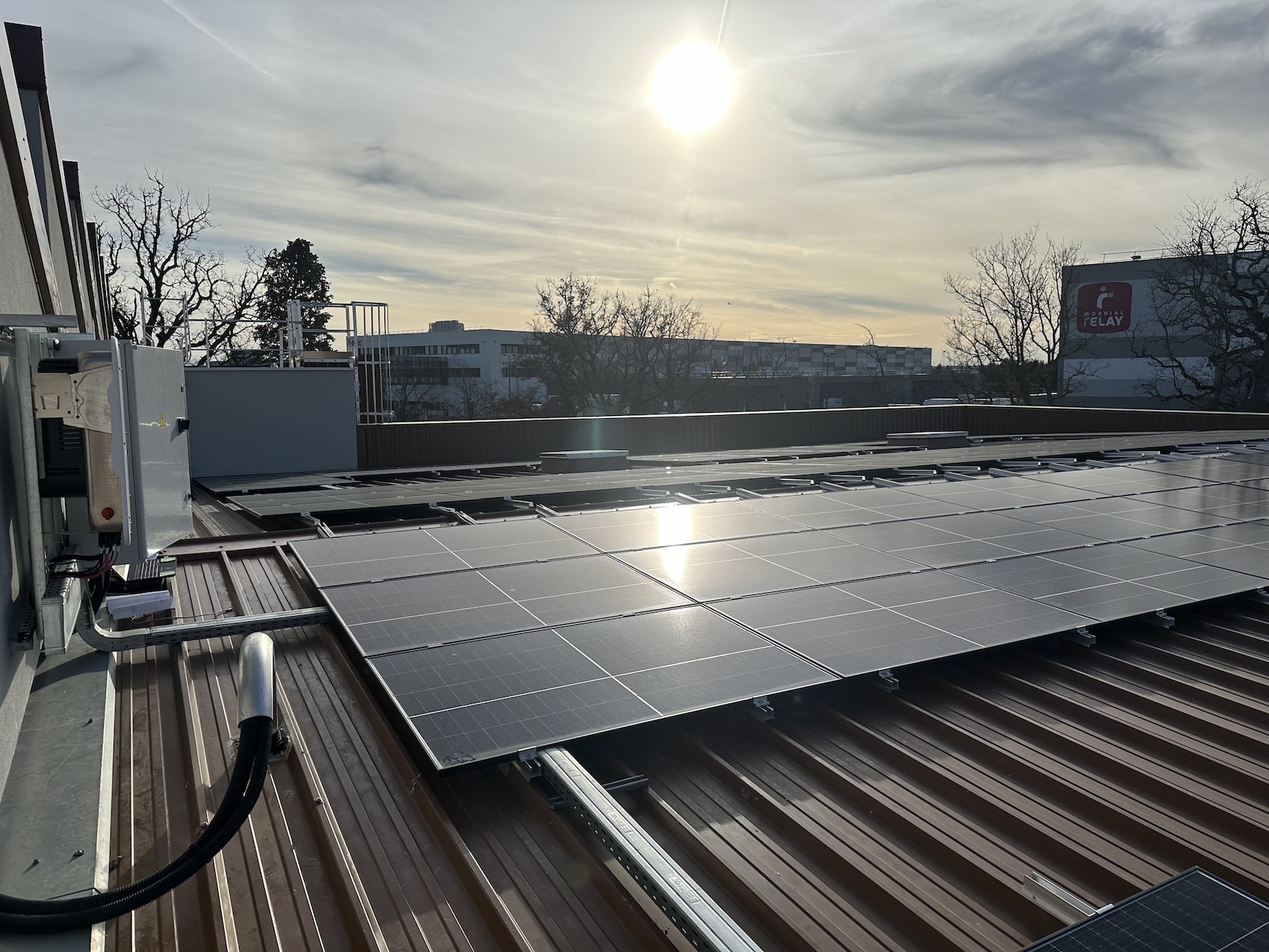 Installation de 61,6 kWc raccordée en Autoconsommation Totale sur le regroupement de sites du SGAMI SUD de Colomiers